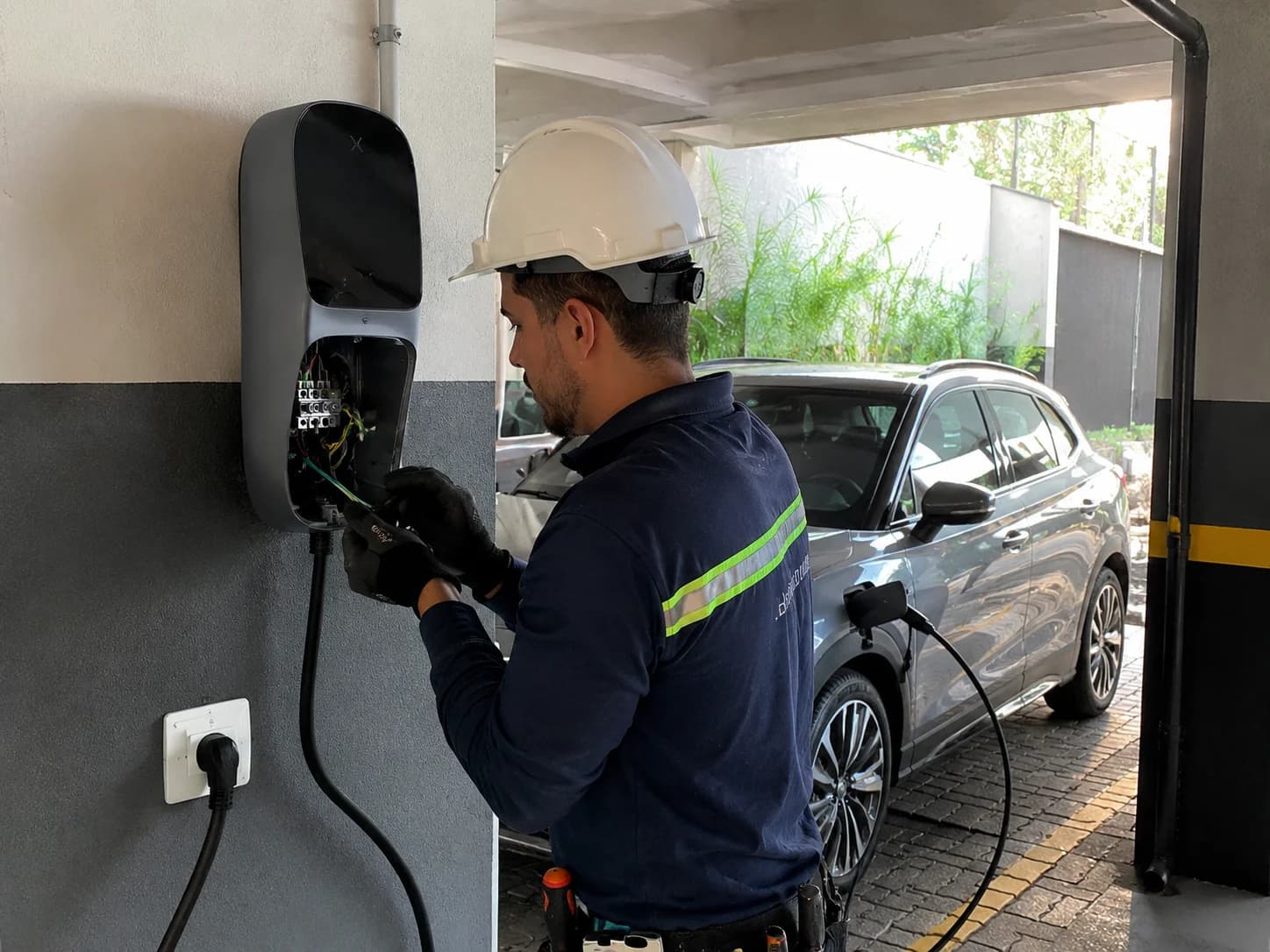 Instalação de carregador para carro elétrico em Campinas